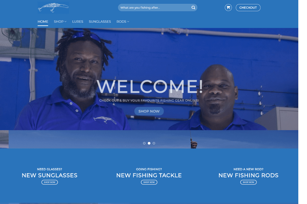 PNG Tackle Shop - Website Update