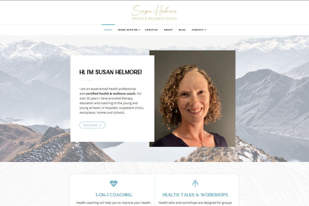 susanhelmore.com website