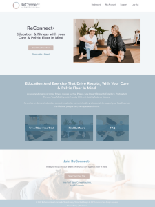 ReConnect Health Membership - Why use WordPress website for online course or membership site
