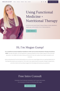Home 4 Megan Gump - Coach - Squarespace Web Design